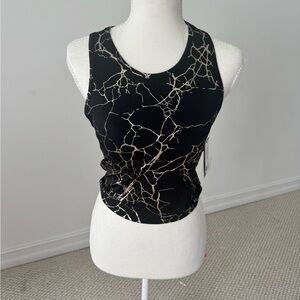 Black and Gold Women's Top